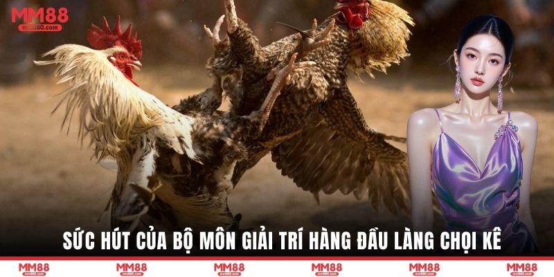 Sức hút của bộ môn giải trí hàng đầu làng chọi kê